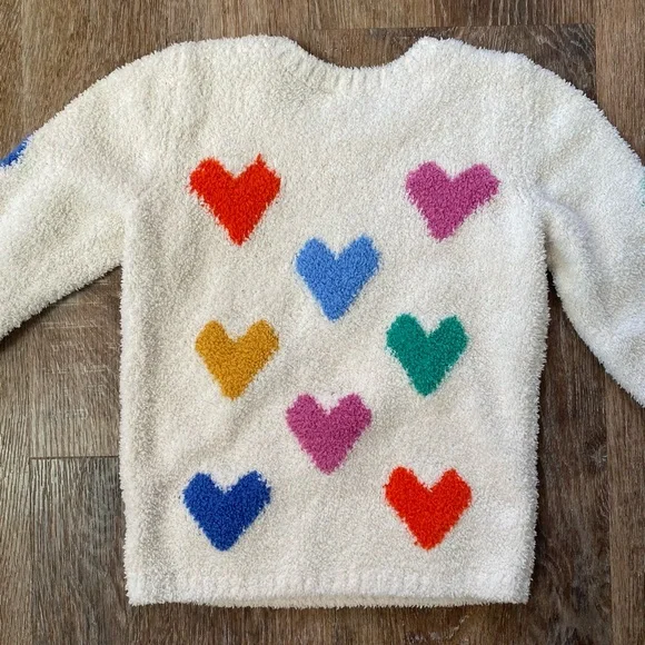 Hanna Andersson Purple Dress and Heart Sweater Set - Picture 2 of 16